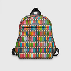 Детский рюкзак Паттерн с цветными карандашами