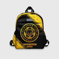 Детский рюкзак Leicester City - gold gradient, цвет: 3D-принт