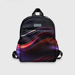 Детский рюкзак Темные волнистые абстрактные линии