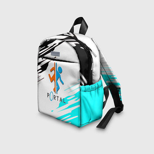 Детский рюкзак Portal краски текстура гейм / 3D-принт – фото 3