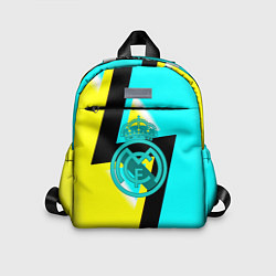 Детский рюкзак Real madrid fc geometry, цвет: 3D-принт