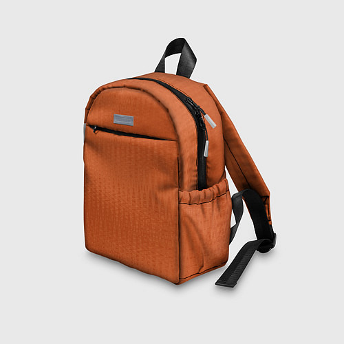 Детский рюкзак Светлый коричневый текстурированный / 3D-принт – фото 3