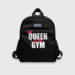 Детский рюкзак Queen of the gym - crown, цвет: 3D-принт