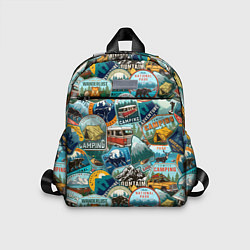 Детский рюкзак Adventure stickers, цвет: 3D-принт