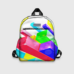 Детский рюкзак Цветные столбы, цвет: 3D-принт