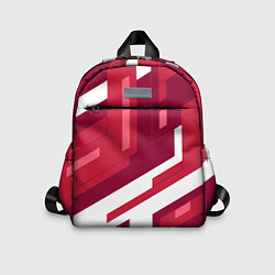 Детский рюкзак Красные детали, цвет: 3D-принт
