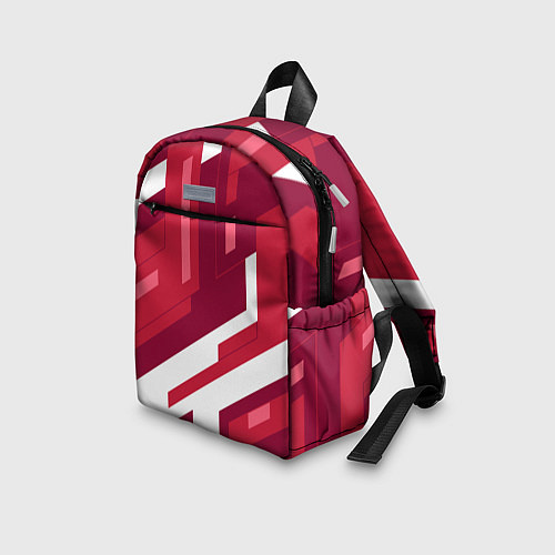 Детский рюкзак Красные детали / 3D-принт – фото 3