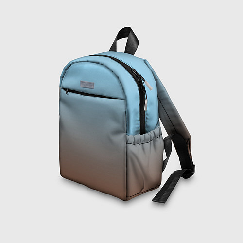 Детский рюкзак Текстура градиент / 3D-принт – фото 3