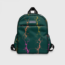 Детский рюкзак Молнии на изумрудном, цвет: 3D-принт