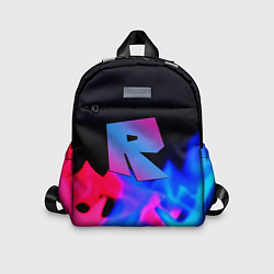 Детский рюкзак Roblox neon flame, цвет: 3D-принт