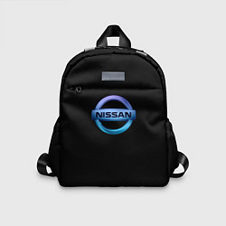 Детский рюкзак Nissan logo neon, цвет: 3D-принт