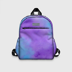 Детский рюкзак Фиолетовый космический туман, цвет: 3D-принт
