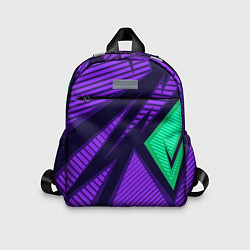 Детский рюкзак Абстрактный узор с геометрической концепцией, цвет: 3D-принт