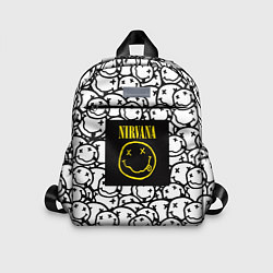 Детский рюкзак Nirvana rock pattern, цвет: 3D-принт