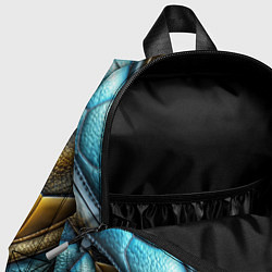 Детский рюкзак Объемный футуристический текстурный костюм из кожи, цвет: 3D-принт — фото 2