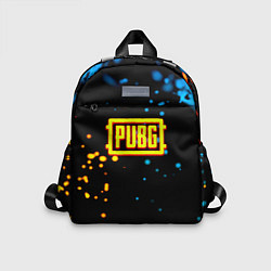 Детский рюкзак PUBG огненное лого