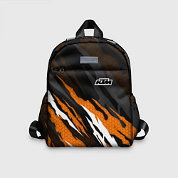 Детский рюкзак KTM - Рваный гексагон, цвет: 3D-принт