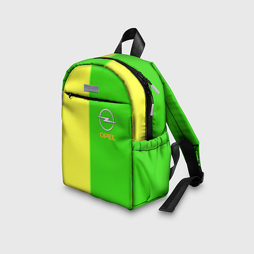 Детский рюкзак Opel текстура / 3D-принт – фото 3