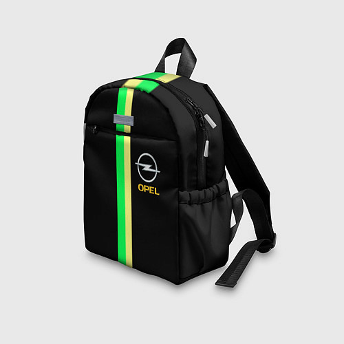 Детский рюкзак Opel line geometry / 3D-принт – фото 3