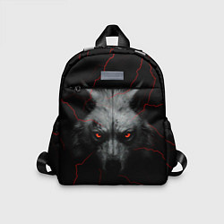 Детский рюкзак Волк и молний, цвет: 3D-принт