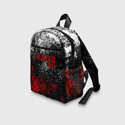 Детский рюкзак The Last of Us брызги красок / 3D-принт – фото 3