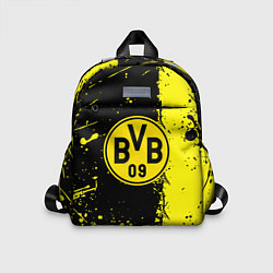 Детский рюкзак Borussia fc краски, цвет: 3D-принт