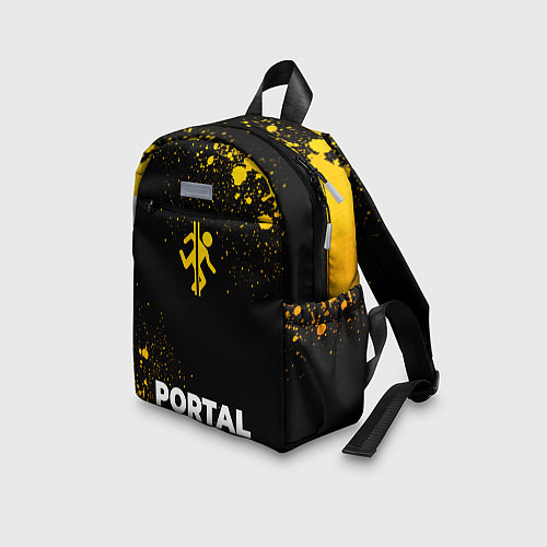Детский рюкзак Portal - gold gradient по-центру / 3D-принт – фото 3