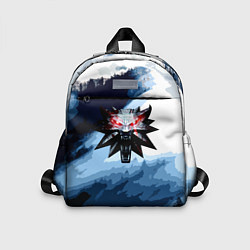 Детский рюкзак Ведьмак лого волк, цвет: 3D-принт