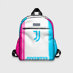 Детский рюкзак Juventus neon gradient style по-центру, цвет: 3D-принт