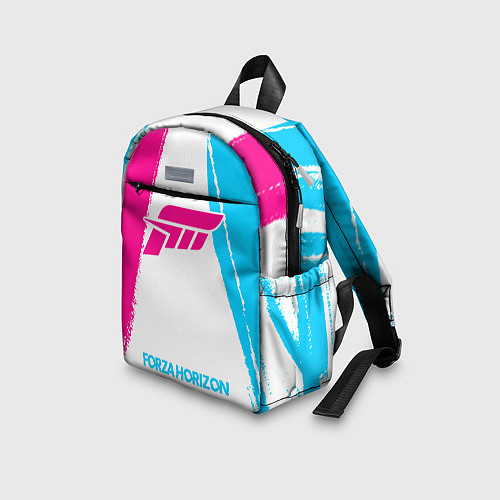 Детский рюкзак Forza Horizon neon gradient style по-центру / 3D-принт – фото 3