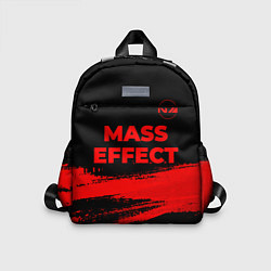 Детский рюкзак Mass Effect - red gradient посередине, цвет: 3D-принт