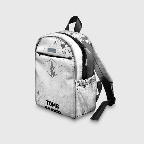 Детский рюкзак Tomb Raider - white gradient по-центру / 3D-принт – фото 3