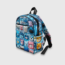 Детский рюкзак Пэчворк с мишками, цвет: 3D-принт — фото 2
