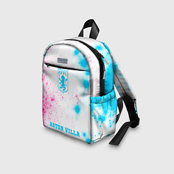 Детский рюкзак Aston Villa neon gradient style по-центру, цвет: 3D-принт — фото 2
