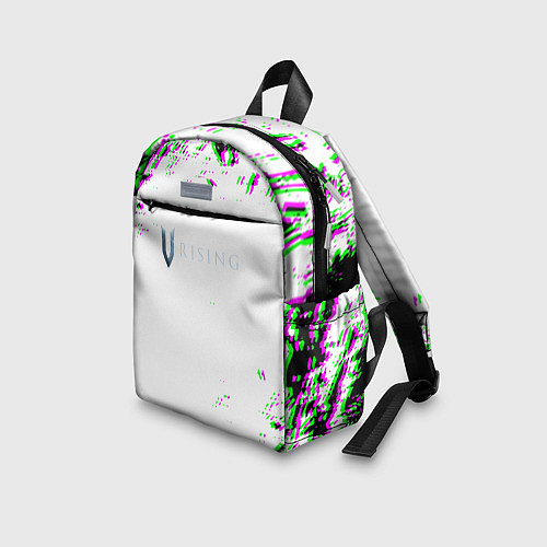 Детский рюкзак Vrising глитч краски / 3D-принт – фото 3