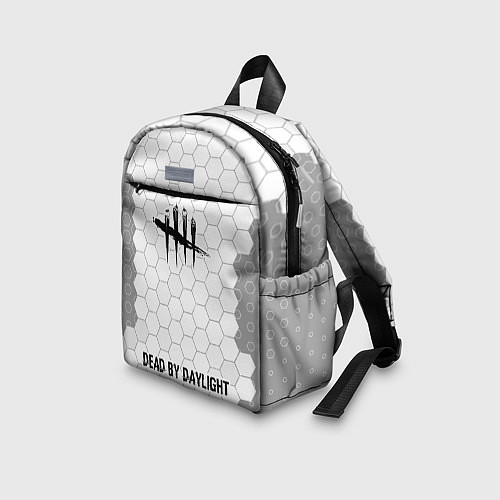 Детский рюкзак Dead by Daylight glitch на светлом фоне по-центру / 3D-принт – фото 3