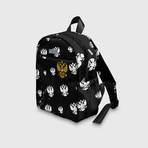 Детский рюкзак Герб РФ паттерн / 3D-принт – фото 3