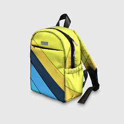 Детский рюкзак Геометрия полосы спорт, цвет: 3D-принт — фото 2