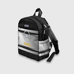 Детский рюкзак Opel узоры метал, цвет: 3D-принт — фото 2