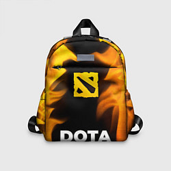 Детский рюкзак Dota - gold gradient по-центру, цвет: 3D-принт