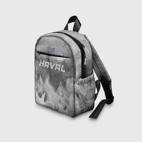 Детский рюкзак Haval - grey gradient посередине / 3D-принт – фото 3