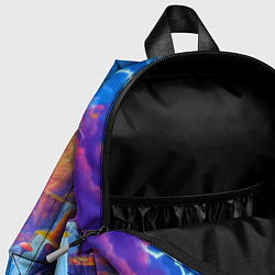 Детский рюкзак Pikachu in a stargazers hat, цвет: 3D-принт — фото 2