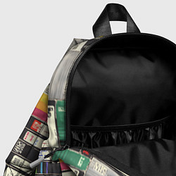 Детский рюкзак Видеокассеты vhs, цвет: 3D-принт — фото 2
