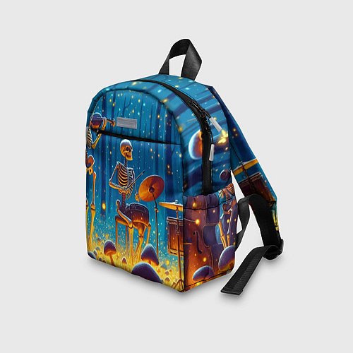 Детский рюкзак Квинтет скелетов в сказочном лесу / 3D-принт – фото 3