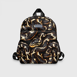 Детский рюкзак Змея черно-белая