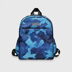 Детский рюкзак Синий камуфляж
