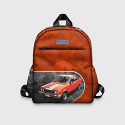 Детский рюкзак Оранжевый ретроавтомобиль, цвет: 3D-принт