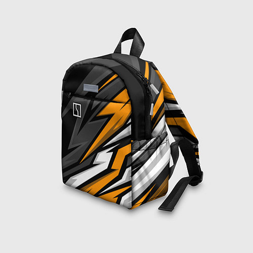 Детский рюкзак Zeekr - orange colors / 3D-принт – фото 3