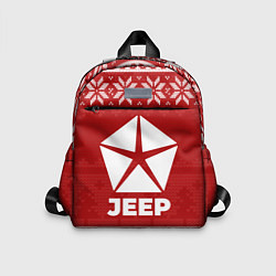 Детский рюкзак Новогодний Jeep, цвет: 3D-принт