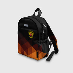 Детский рюкзак Герб России геометрия, цвет: 3D-принт — фото 2